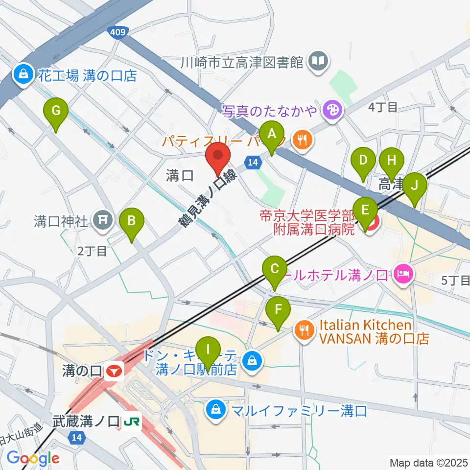 川崎市大山街道ふるさと館周辺のコンビニエンスストア一覧地図