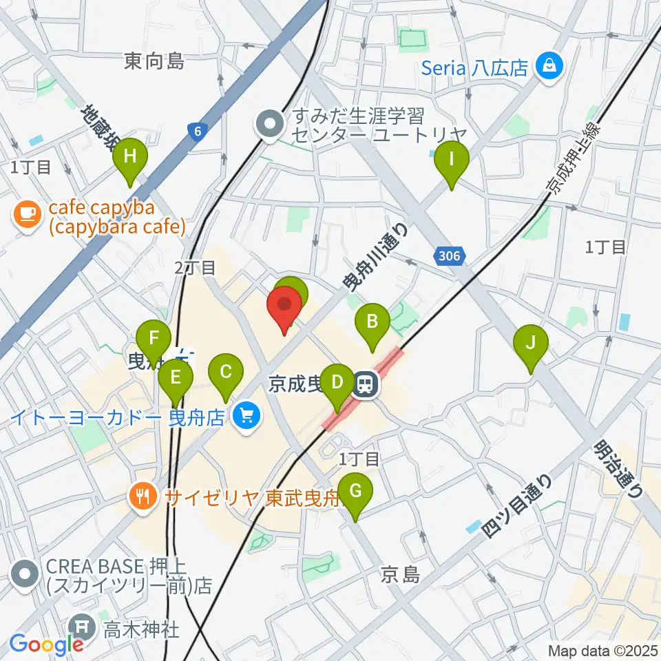 ビートウェーブスタジオ周辺のコンビニエンスストア一覧地図