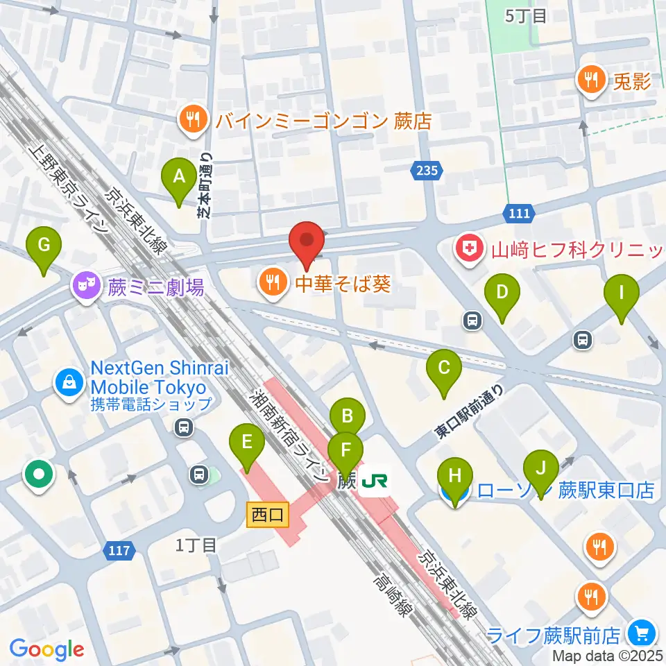 Rhythm Neko周辺のコンビニエンスストア一覧地図