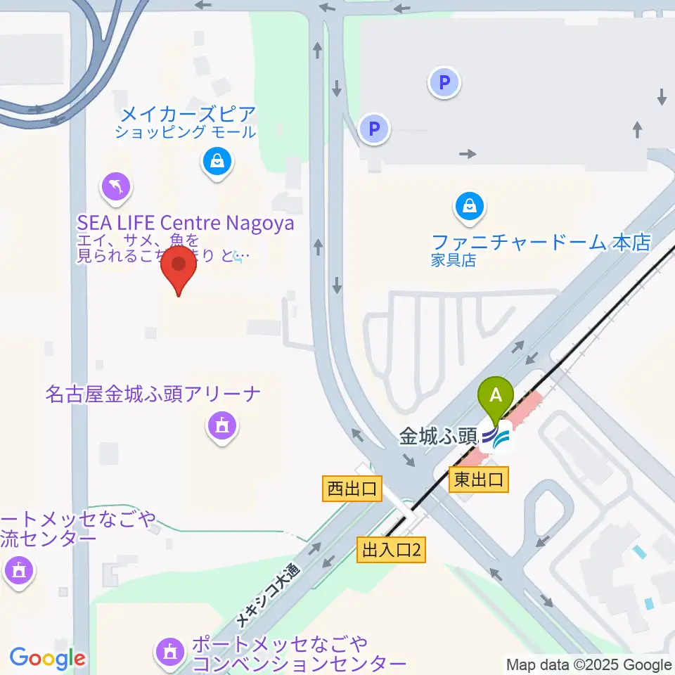 Lives NAGOYA周辺のコンビニエンスストア一覧地図