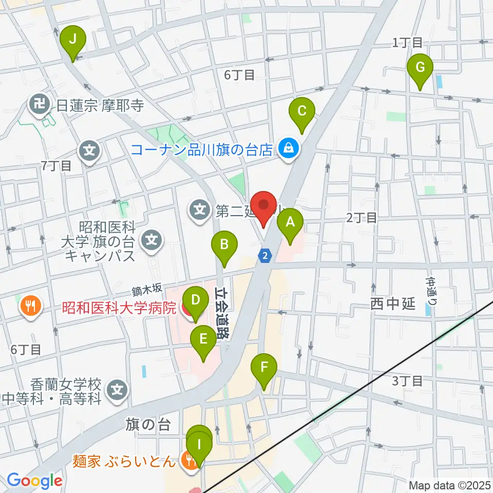 上條ホール周辺のコンビニエンスストア一覧地図
