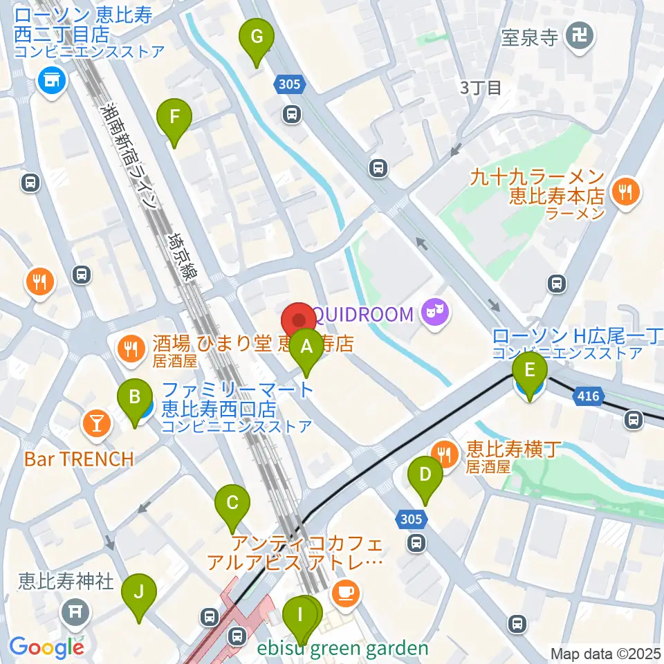 シアター・アルファ東京周辺のコンビニエンスストア一覧地図