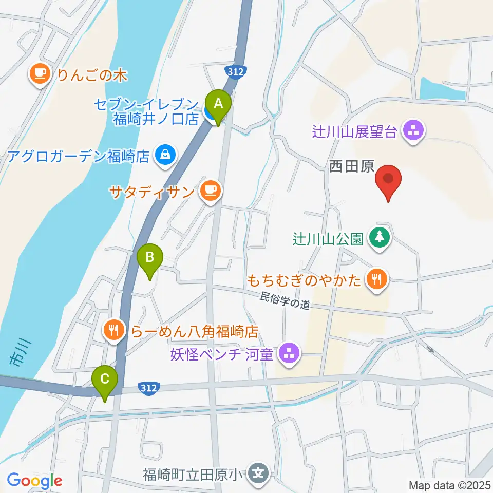 福崎町立柳田國男・松岡家記念館周辺のコンビニエンスストア一覧地図