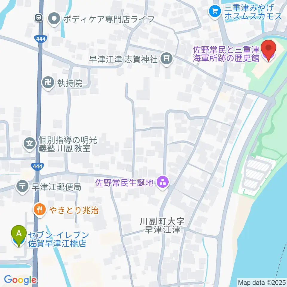 佐野常民と三重津海軍所跡の歴史館周辺のコンビニエンスストア一覧地図