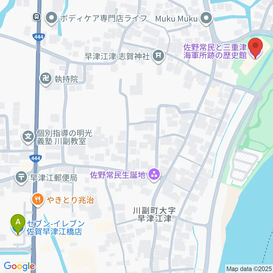 佐野常民と三重津海軍所跡の歴史館周辺のコンビニエンスストア一覧地図