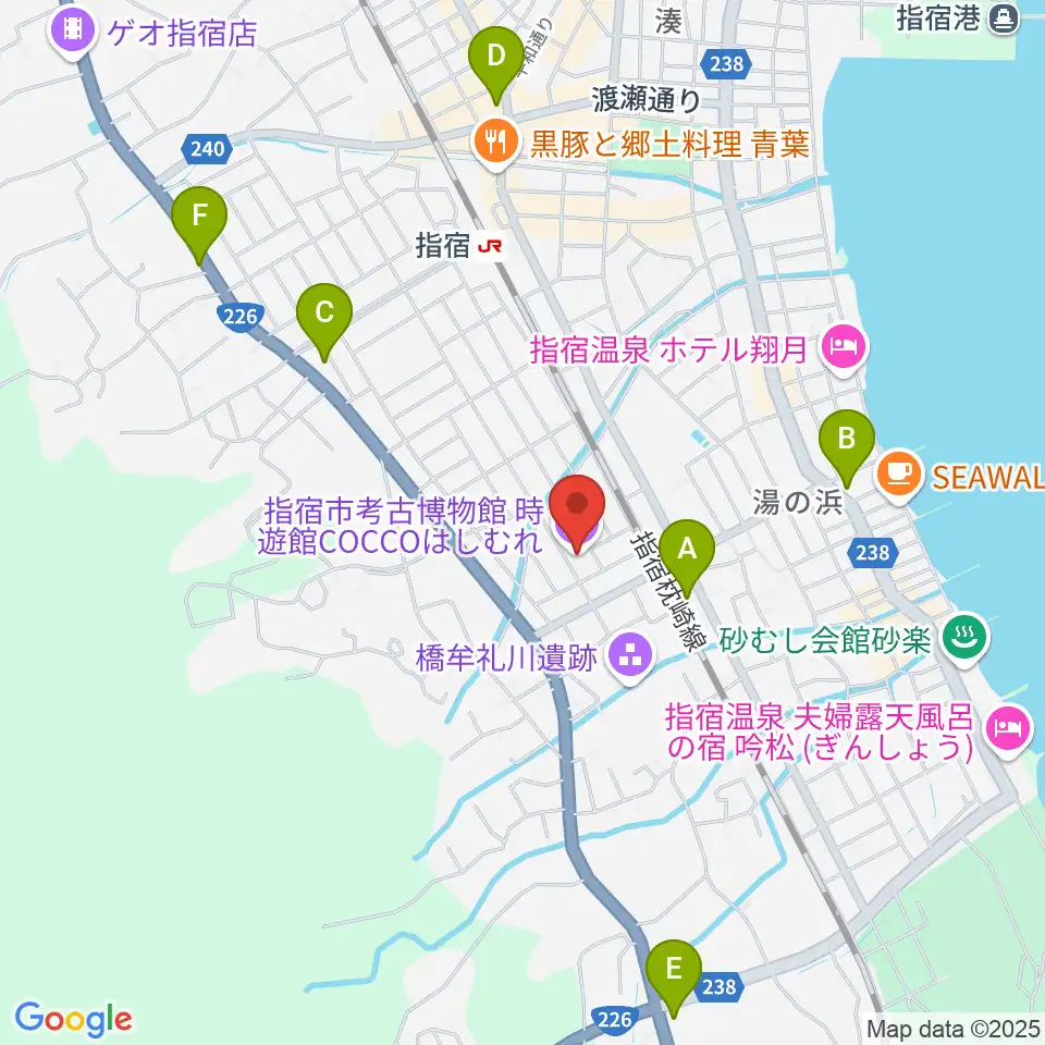 時遊館COCCOはしむれ周辺のコンビニエンスストア一覧地図