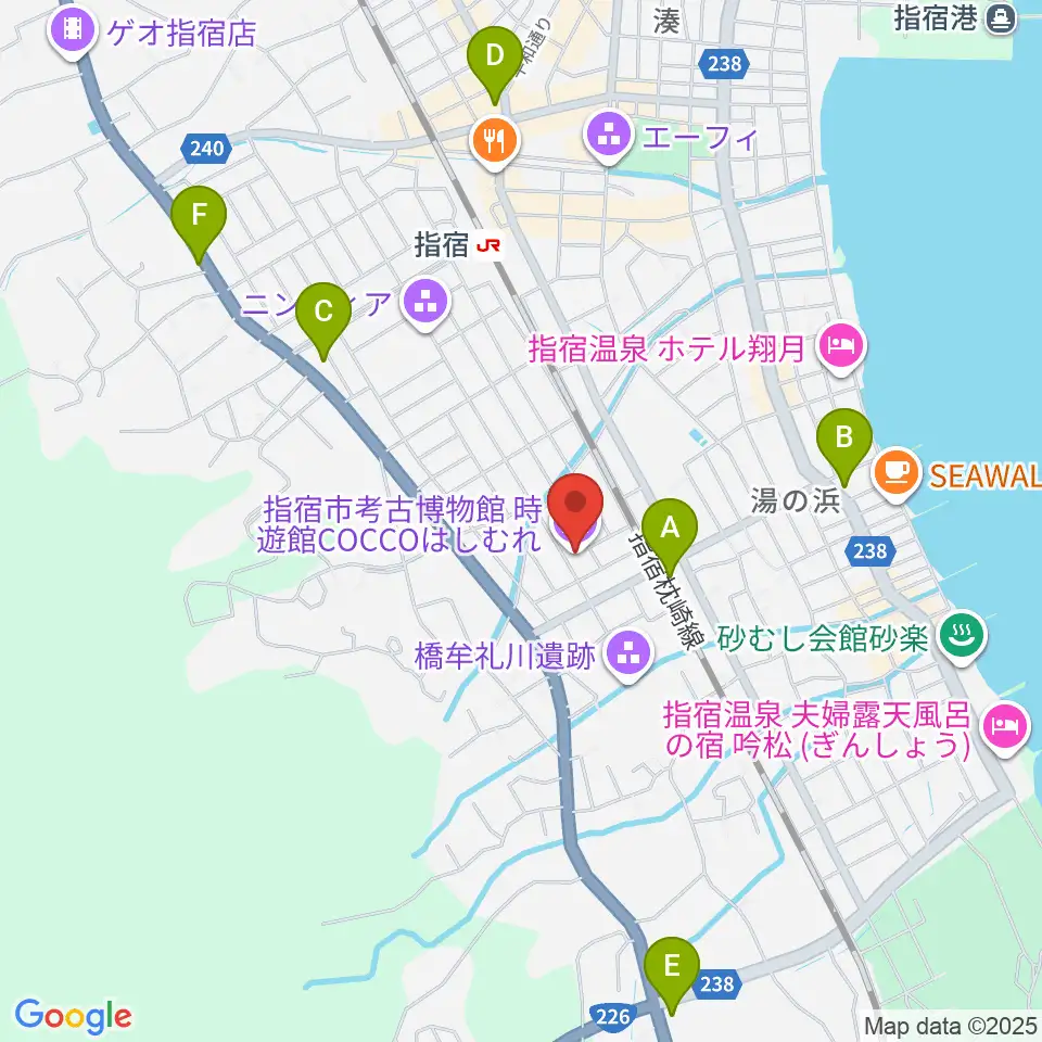 時遊館COCCOはしむれ周辺のコンビニエンスストア一覧地図