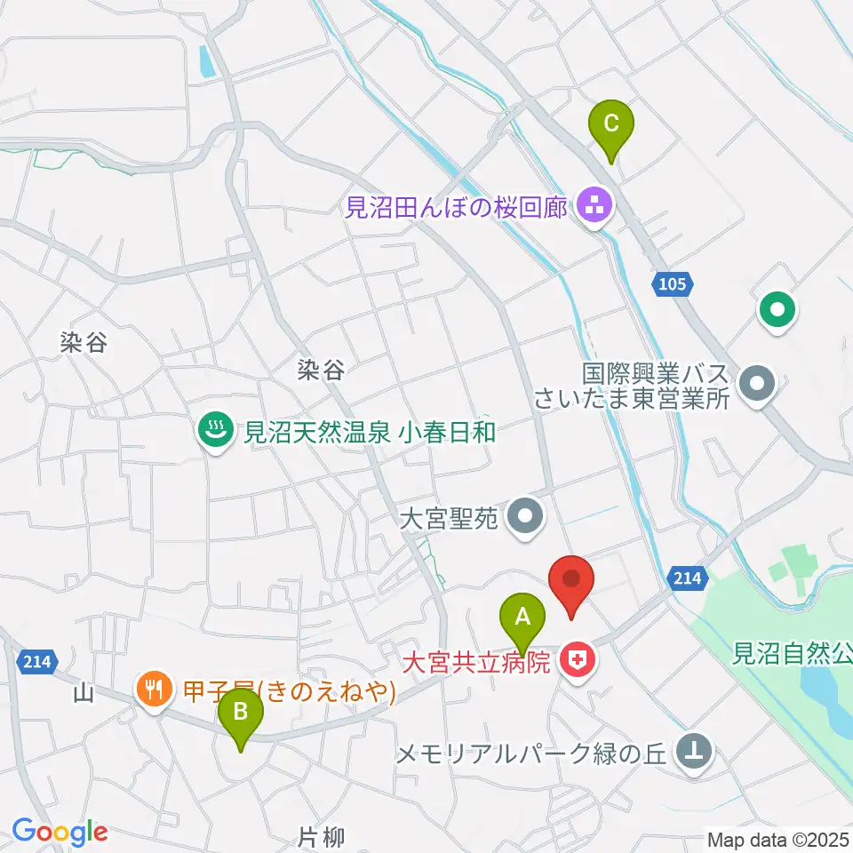 旧坂東家住宅見沼くらしっく館周辺のコンビニエンスストア一覧地図