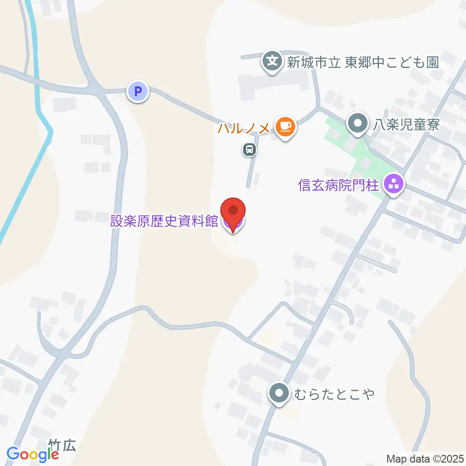 新城市設楽原歴史資料館周辺のコンビニエンスストア一覧地図