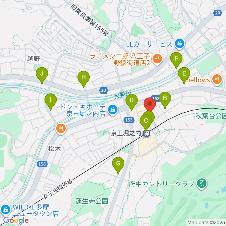 パンキースタジオ周辺のコンビニエンスストア一覧地図
