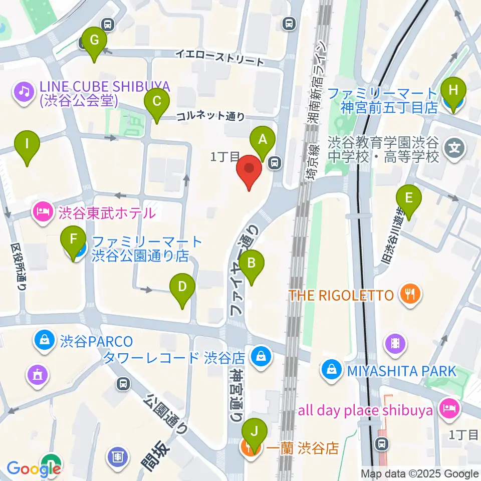 シダックスカルチャーホール周辺のコンビニエンスストア一覧地図