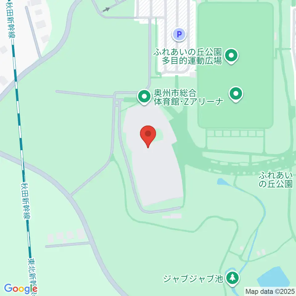 奥州市総合体育館Zアリーナ周辺のコンビニエンスストア一覧地図