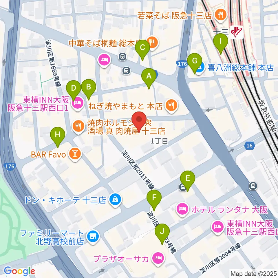 第七藝術劇場周辺のコンビニエンスストア一覧地図