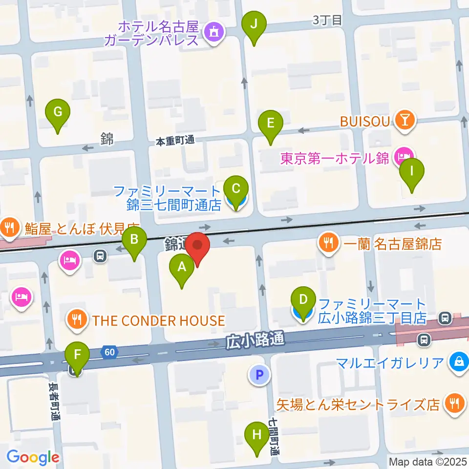 貨幣・浮世絵ミュージアム周辺のコンビニエンスストア一覧地図