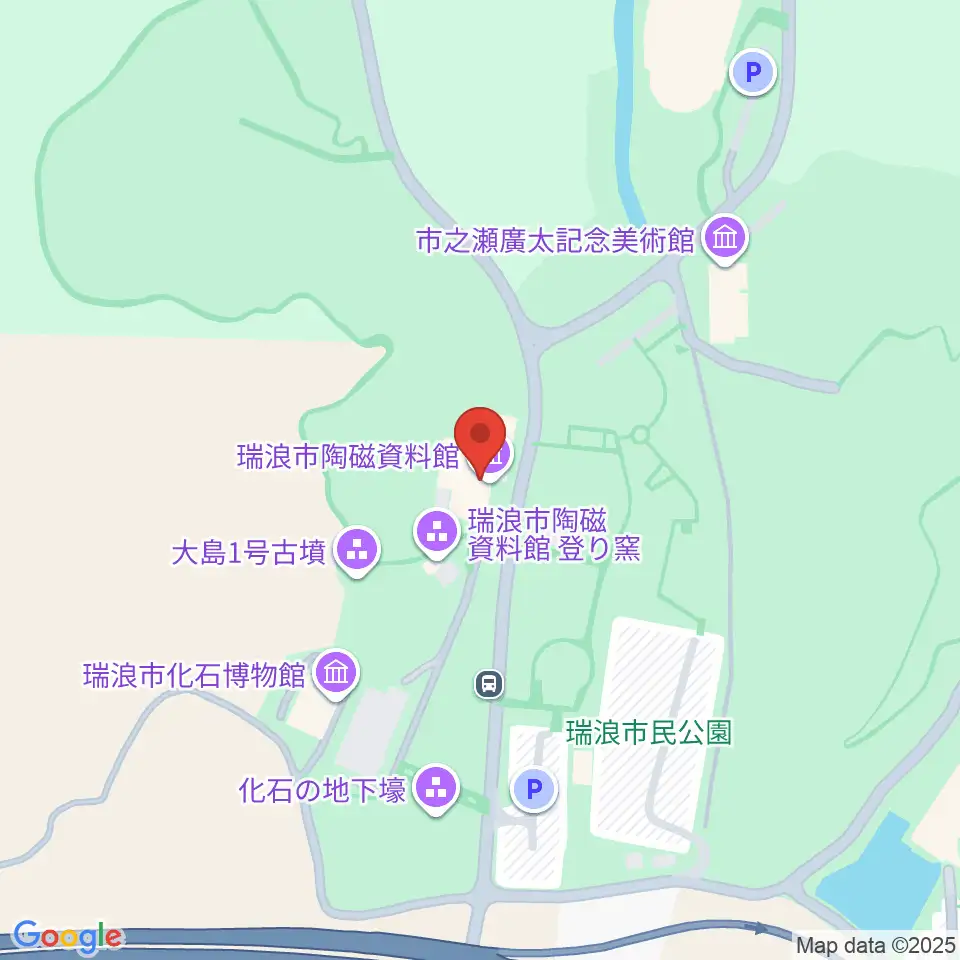 瑞浪市陶磁資料館周辺のコンビニエンスストア一覧地図