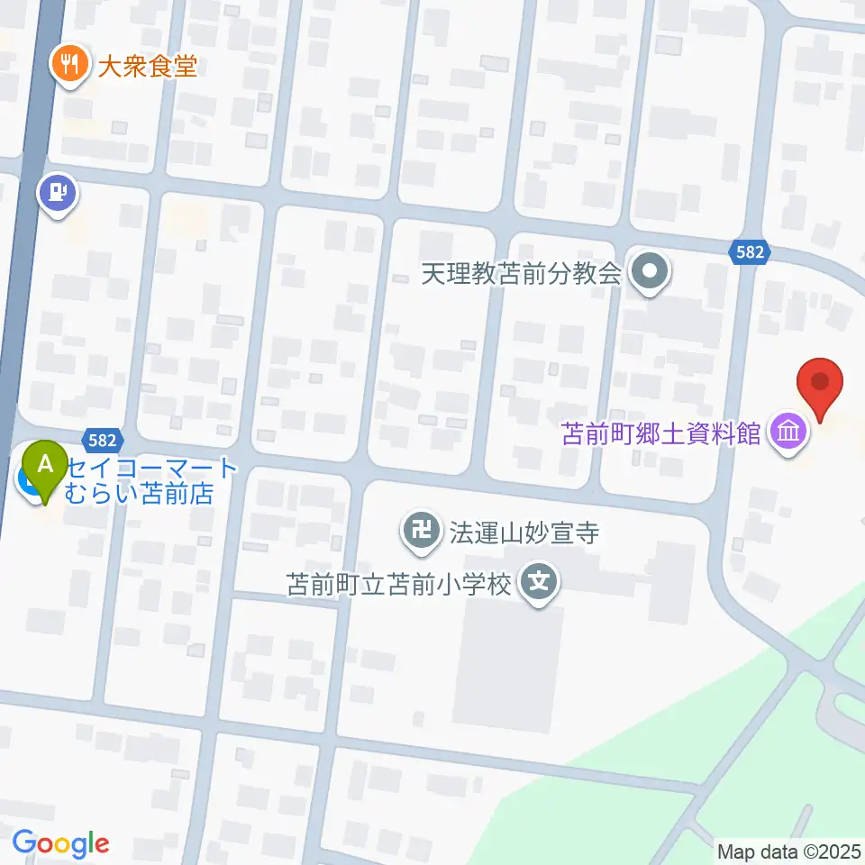 苫前町郷土資料館周辺のコンビニエンスストア一覧地図