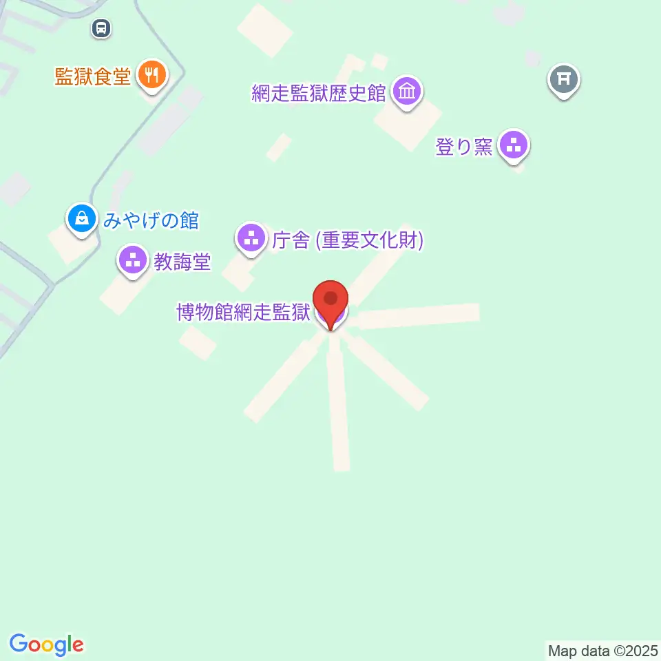 博物館網走監獄周辺のコンビニエンスストア一覧地図