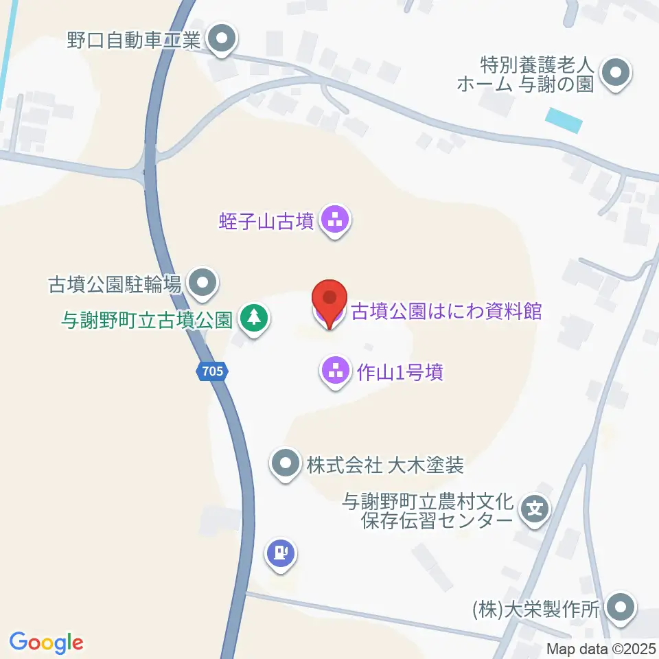 与謝野町立古墳公園はにわ資料館周辺のコンビニエンスストア一覧地図