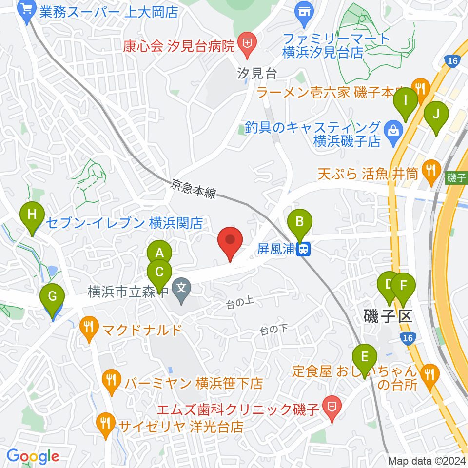 Studio YAYA周辺のコンビニエンスストア一覧地図