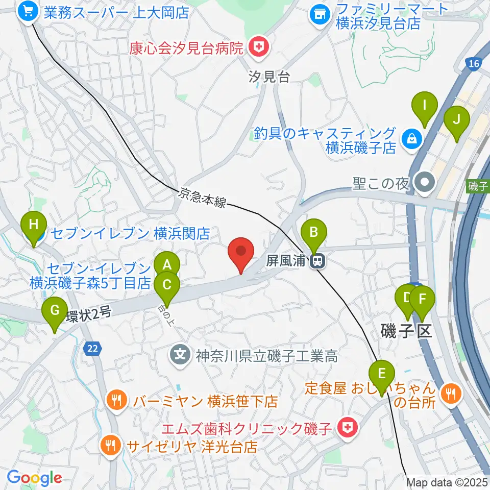 Studio YAYA周辺のコンビニエンスストア一覧地図