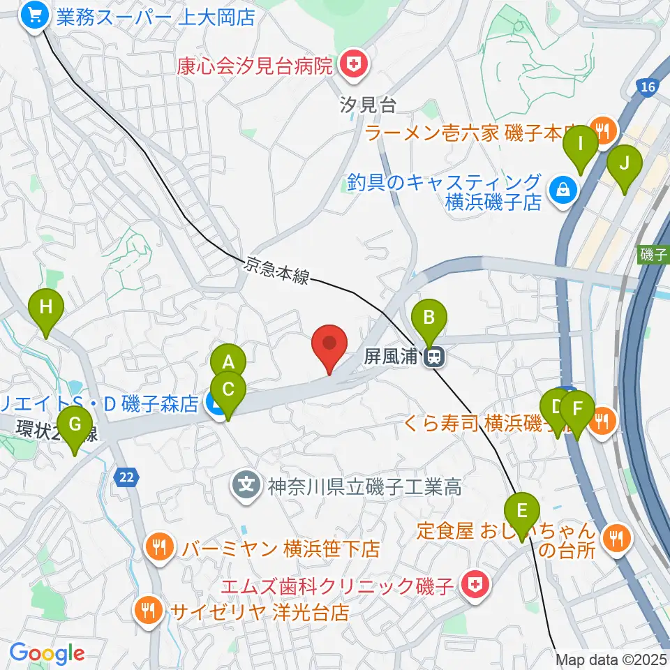 Studio YAYA周辺のコンビニエンスストア一覧地図