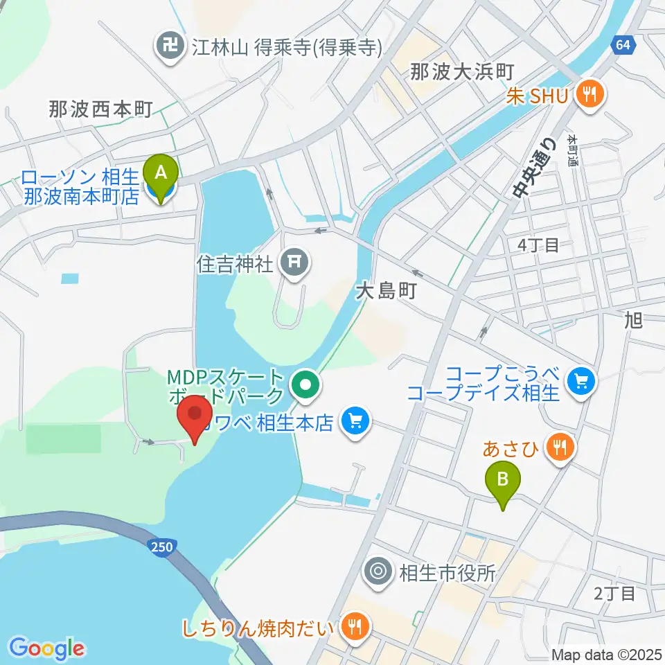 相生市立歴史民俗資料館周辺のコンビニエンスストア一覧地図