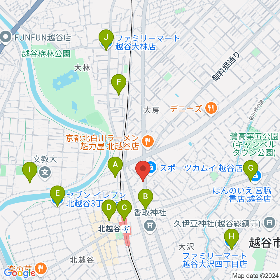 STUDIO JOURNEY周辺のコンビニエンスストア一覧地図