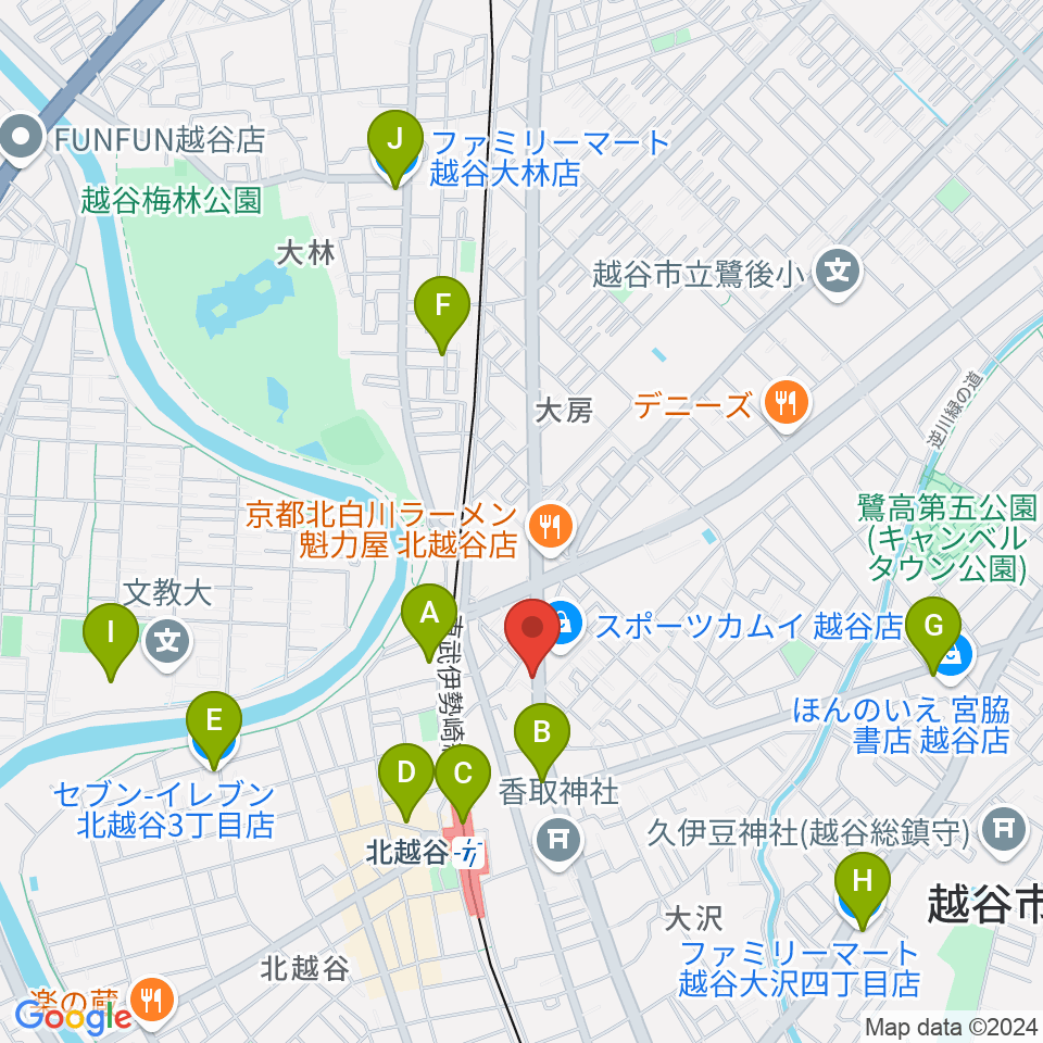 STUDIO JOURNEY周辺のコンビニエンスストア一覧地図