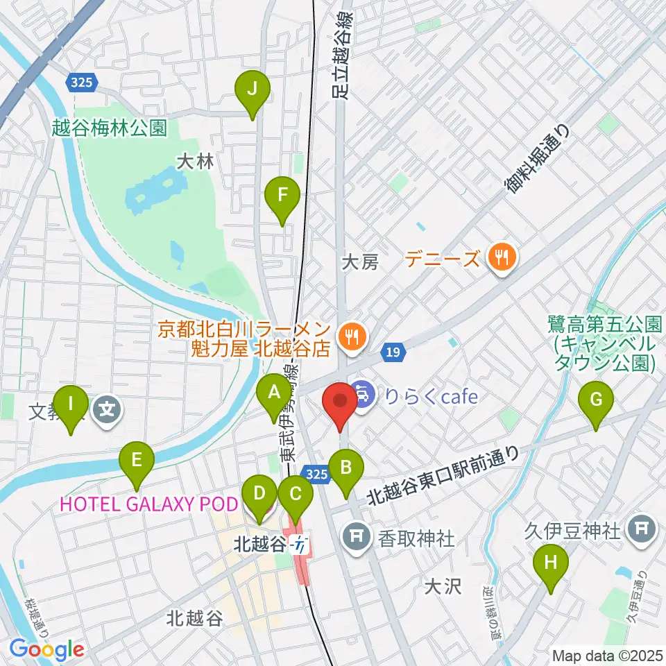 STUDIO JOURNEY周辺のコンビニエンスストア一覧地図