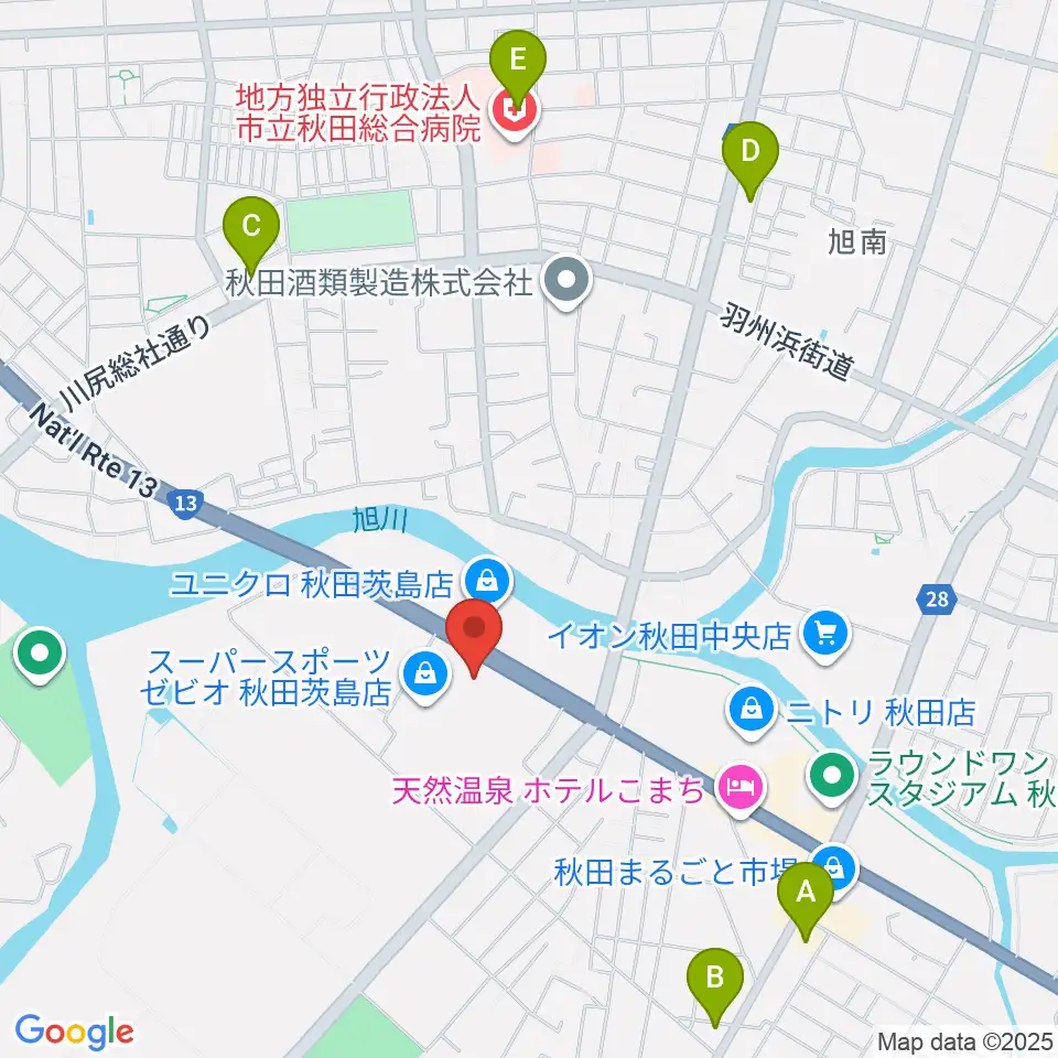 スミケンアリーナ周辺のコンビニエンスストア一覧地図