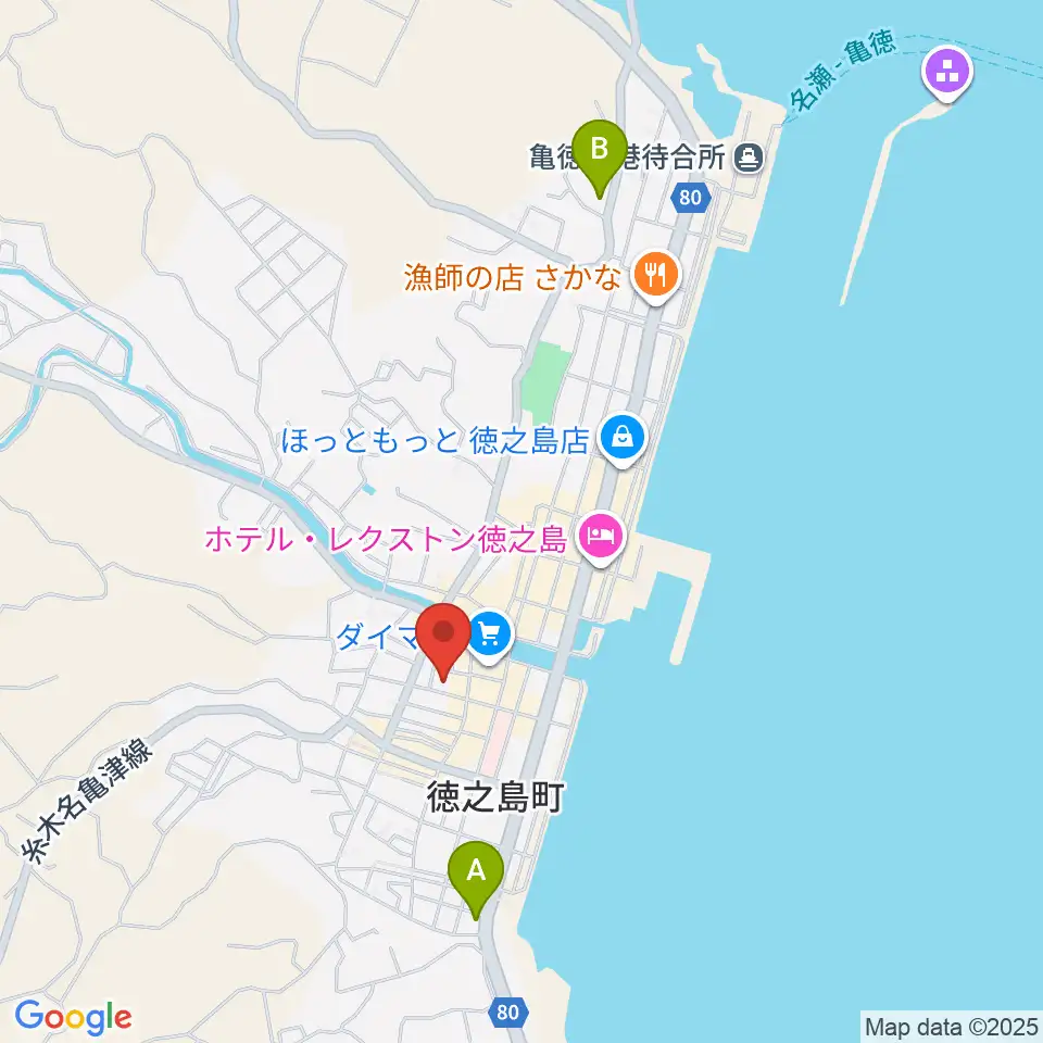 徳之島町立郷土資料館周辺のコンビニエンスストア一覧地図