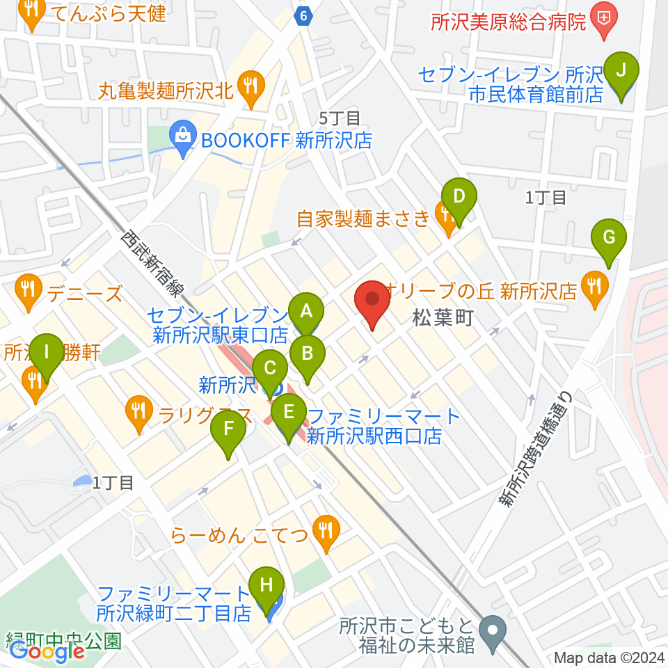 スタジオネイブ周辺のコンビニエンスストア一覧地図