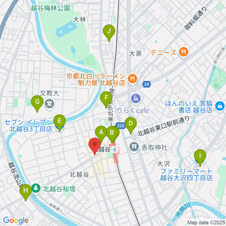 サウンドスタジオ・グレゴリ周辺のコンビニエンスストア一覧地図