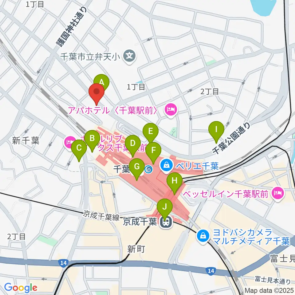 サウンドスタジオラパン周辺のコンビニエンスストア一覧地図