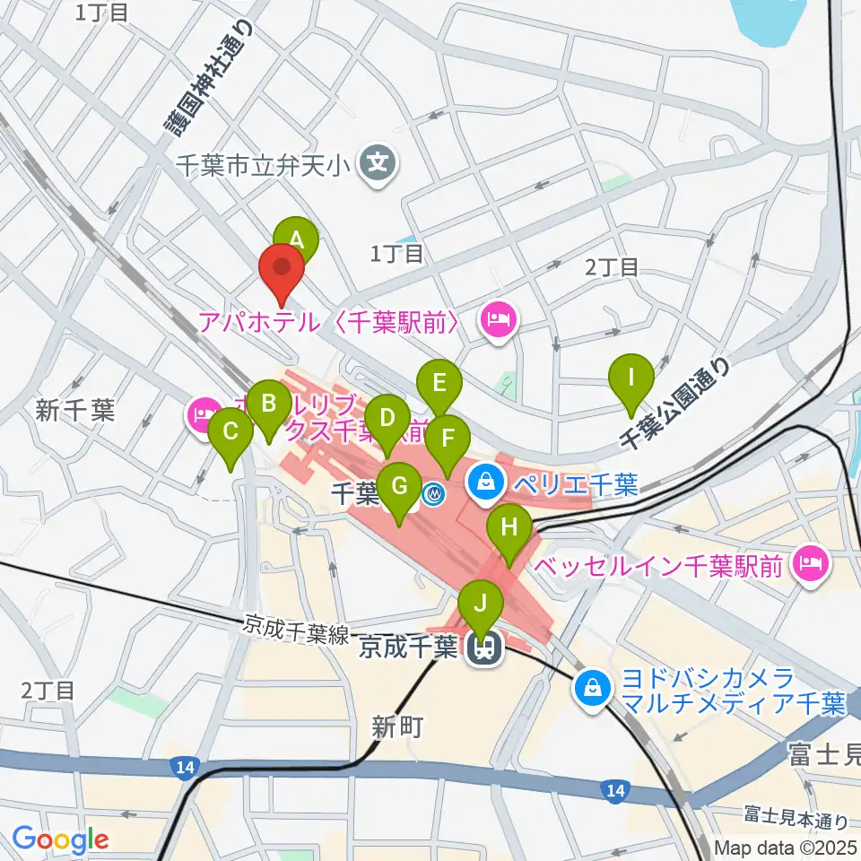 サウンドスタジオラパン周辺のコンビニエンスストア一覧地図