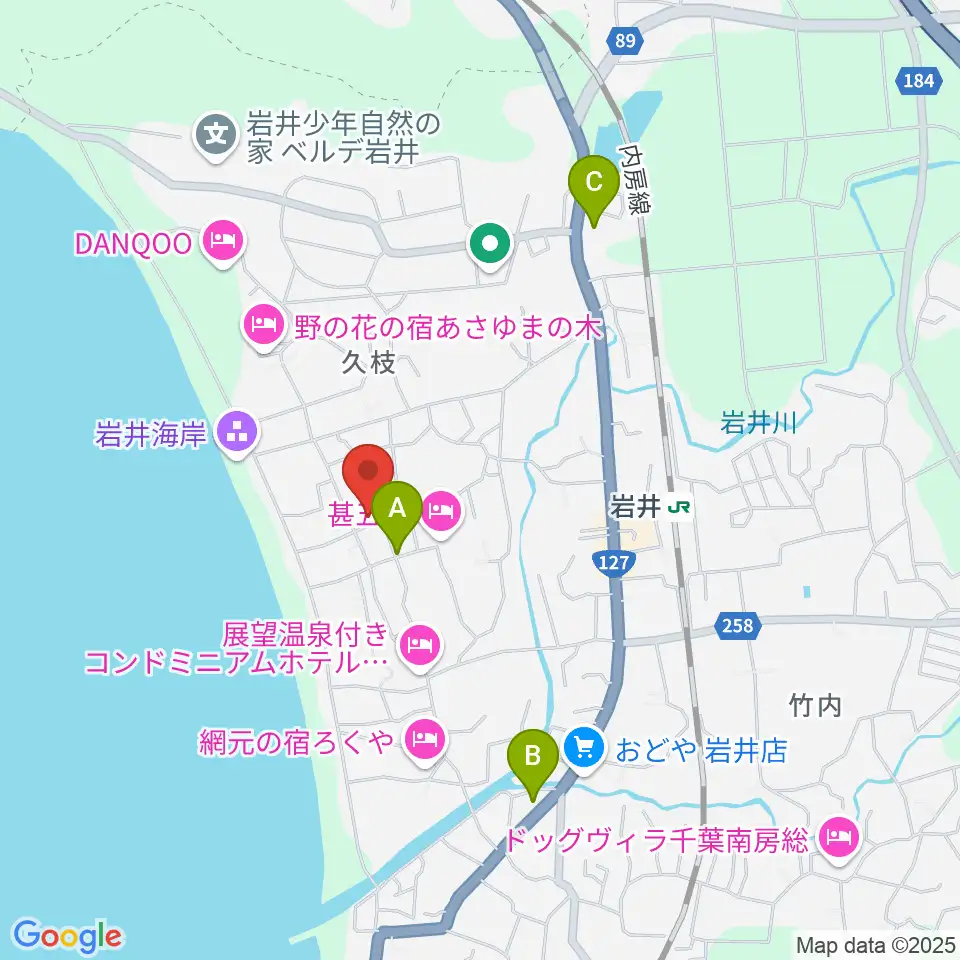 いとうRYO周辺のコンビニエンスストア一覧地図