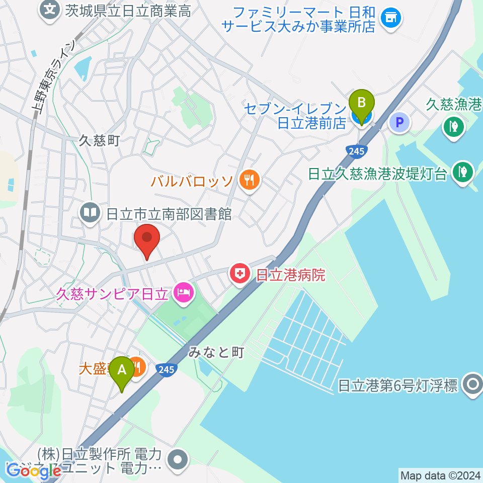 スタジオチャプターハウス周辺のコンビニエンスストア一覧地図