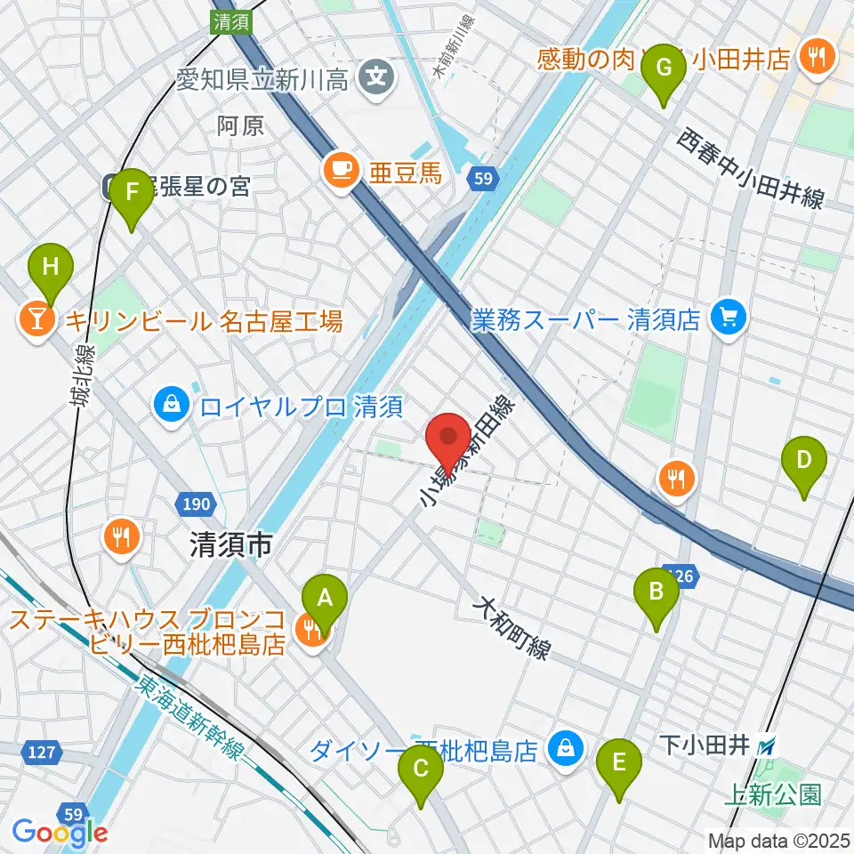 NEWS90周辺のコンビニエンスストア一覧地図
