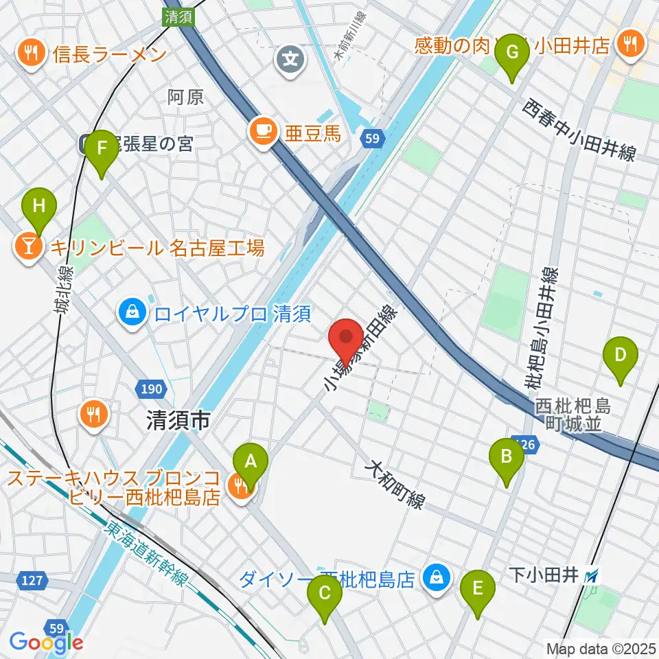 NEWS90周辺のコンビニエンスストア一覧地図