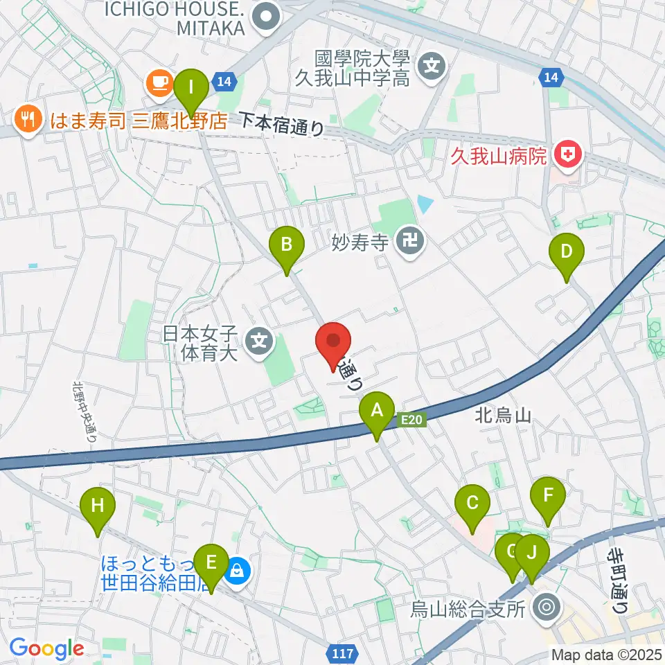 BS&T Studio周辺のコンビニエンスストア一覧地図