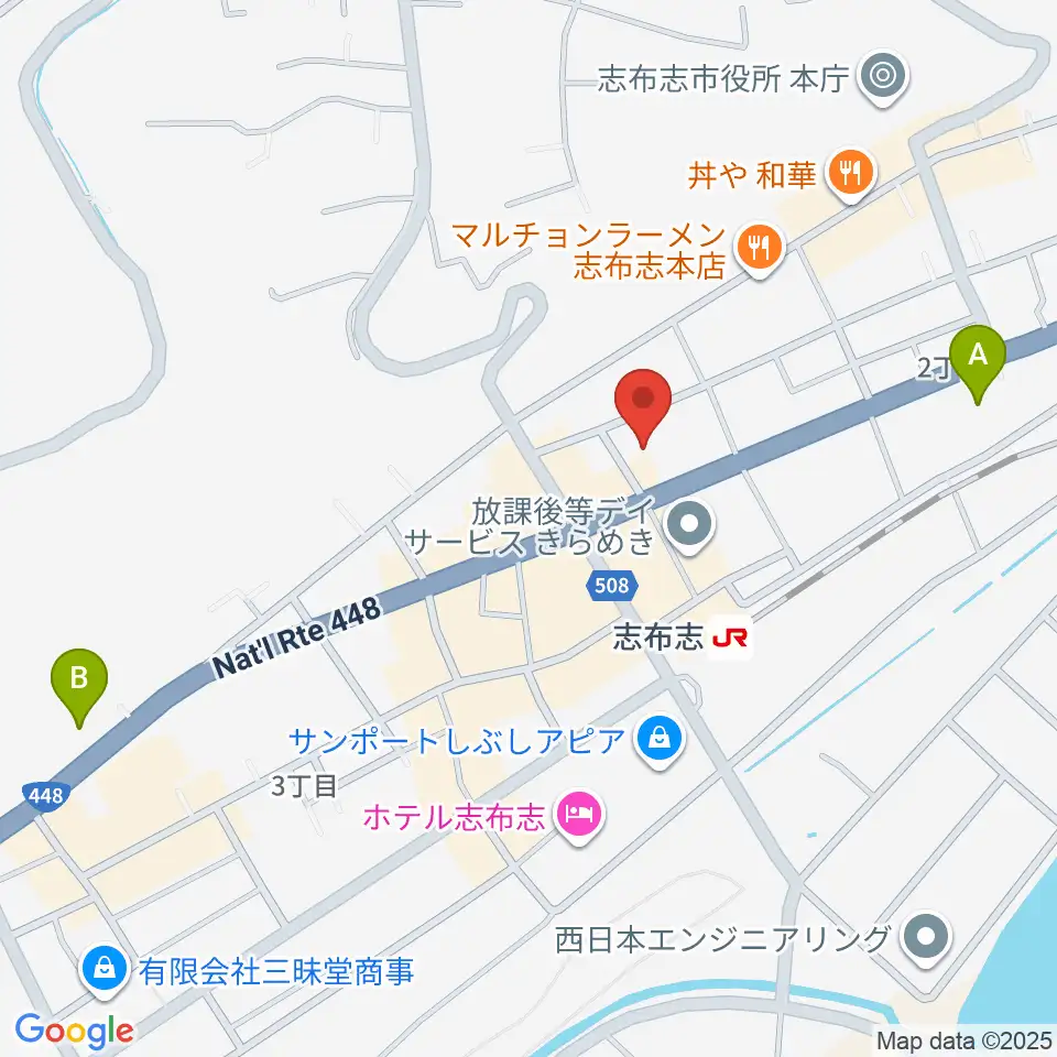 島津楽器 音楽教室周辺のコンビニエンスストア一覧地図