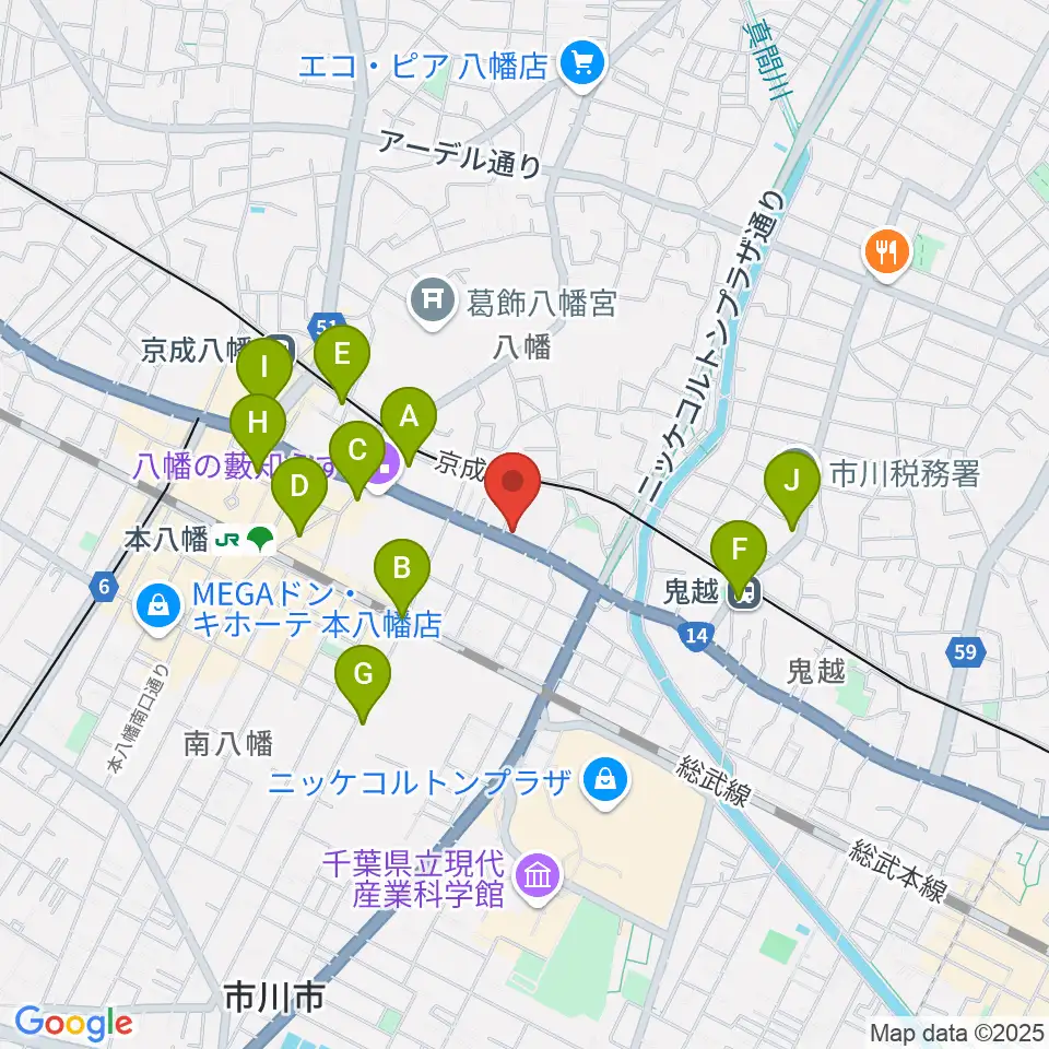 サウンドビュー音楽教室周辺のコンビニエンスストア一覧地図