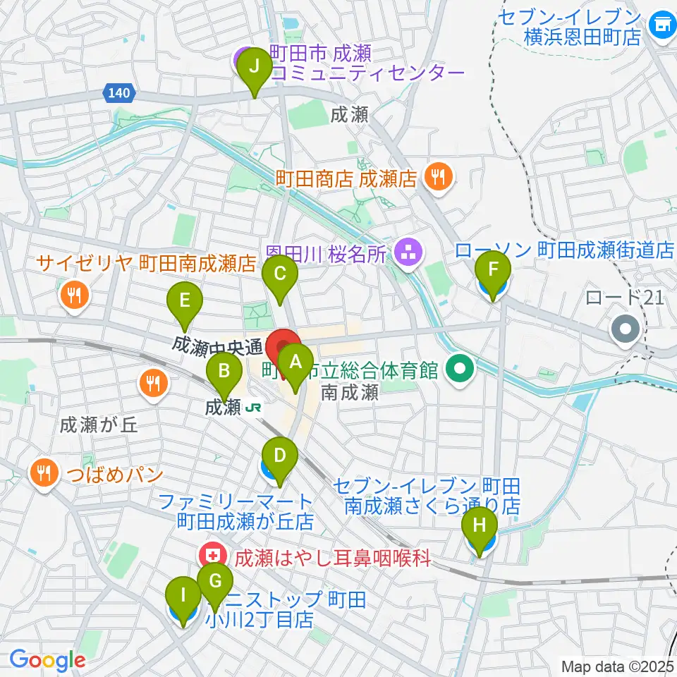 ソピックカルチャー周辺のコンビニエンスストア一覧地図
