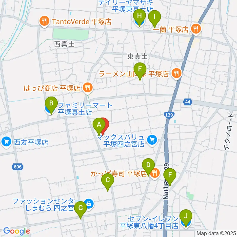 総合芸術学園ボア・コロンブ周辺のコンビニエンスストア一覧地図