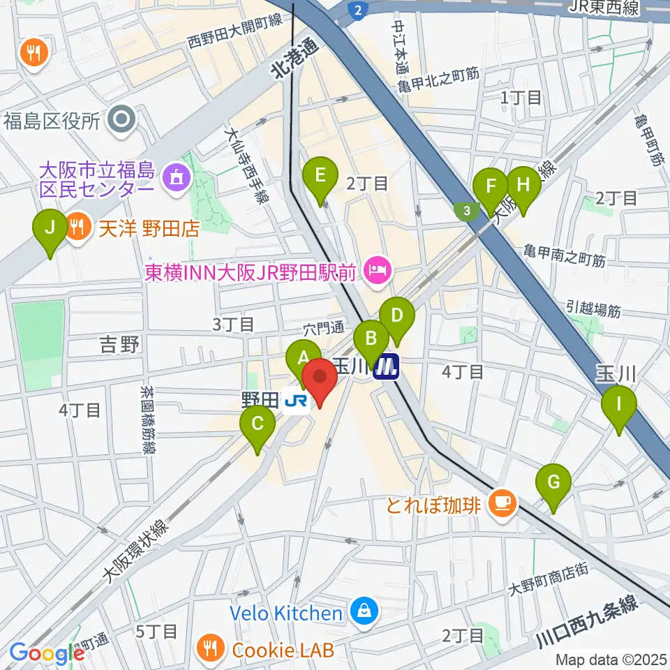 Matsuda Music School周辺のコンビニエンスストア一覧地図