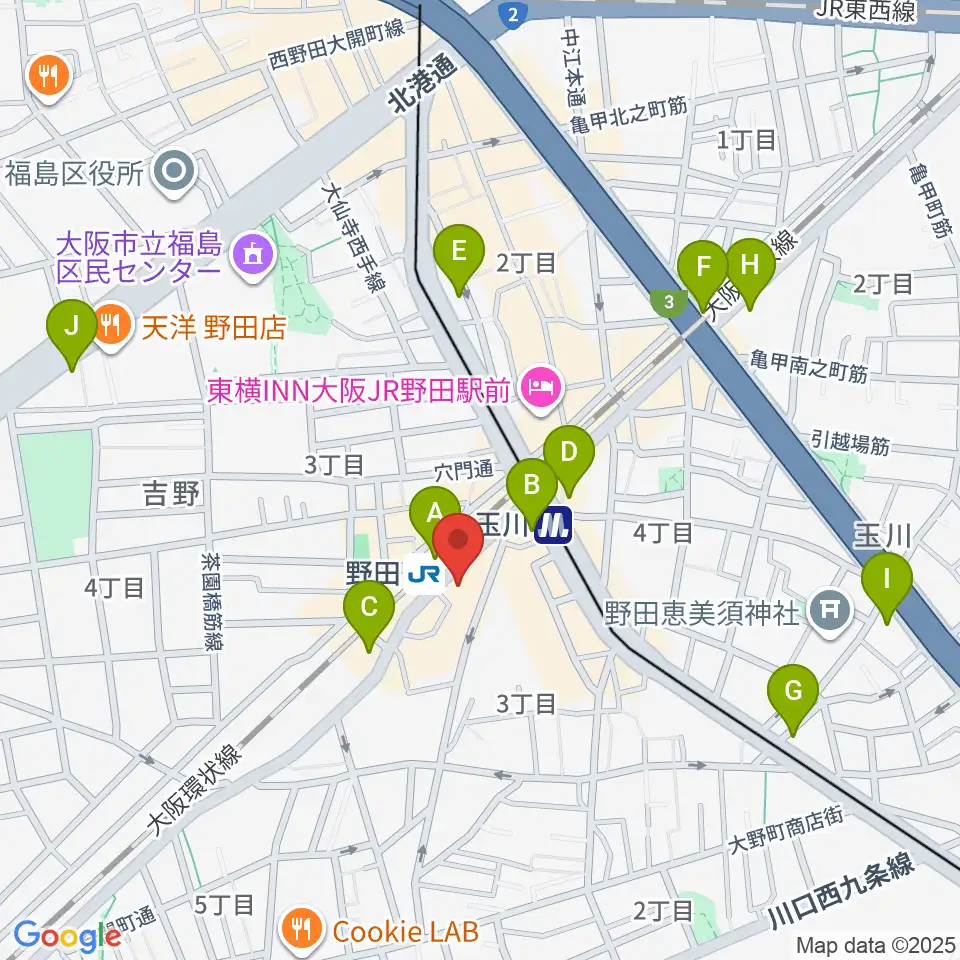 Matsuda Music School周辺のコンビニエンスストア一覧地図