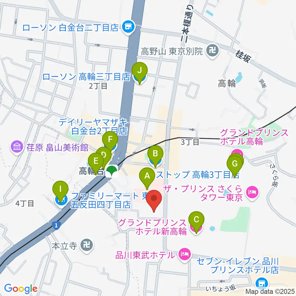地唄箏曲美緒野会周辺のコンビニエンスストア一覧地図