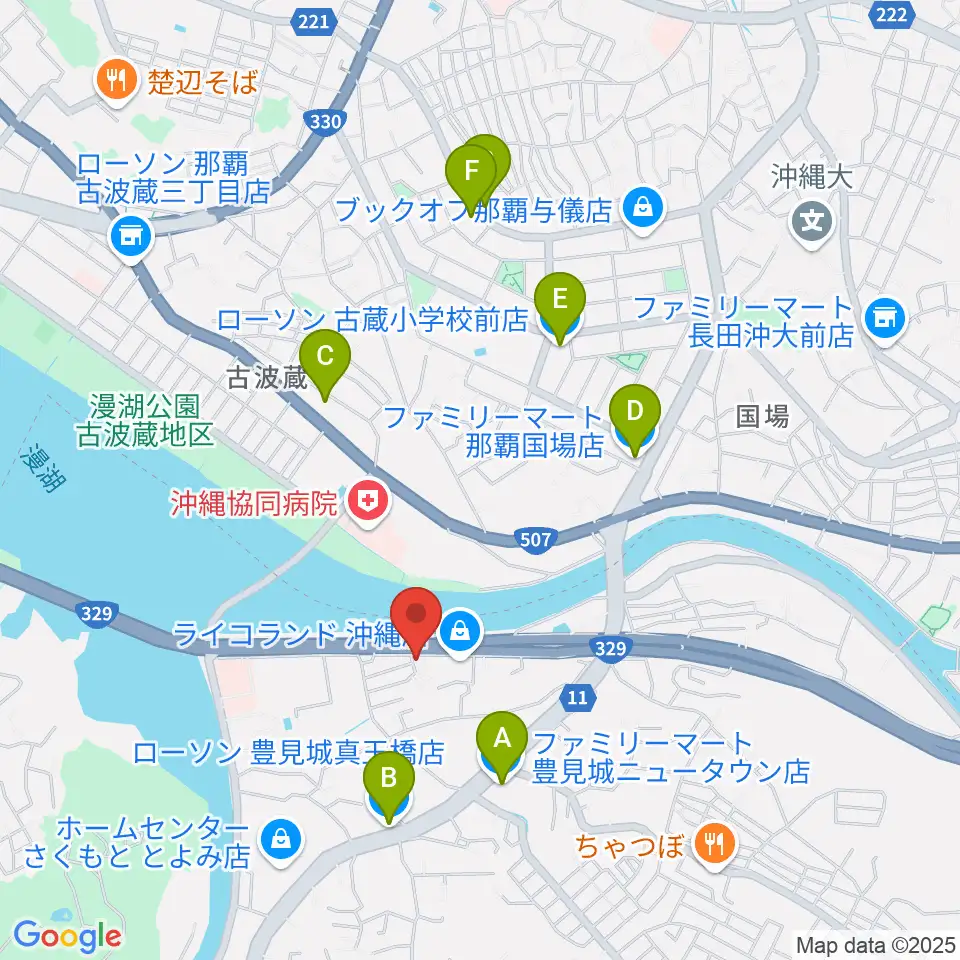 Jim Rock Vocal Labo周辺のコンビニエンスストア一覧地図