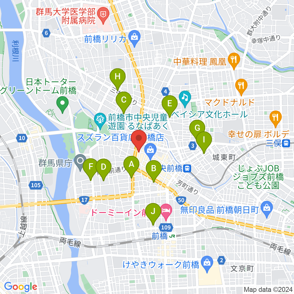 笠原智廣ピアノアカデミー周辺のコンビニエンスストア一覧地図