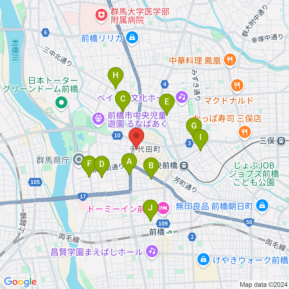 笠原智廣ピアノアカデミー周辺のコンビニエンスストア一覧地図